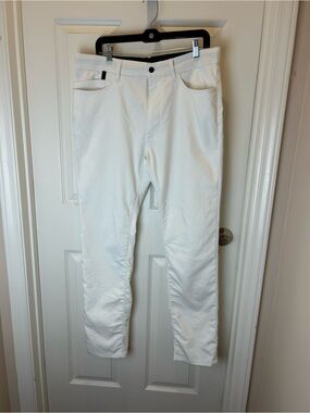 POLO RALPH LAUREN MENS WHITE PERFORMANCE PANTS 34x32
